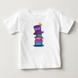 Vi är alla här Mad Hatter Alice i Wonderland T Shirt