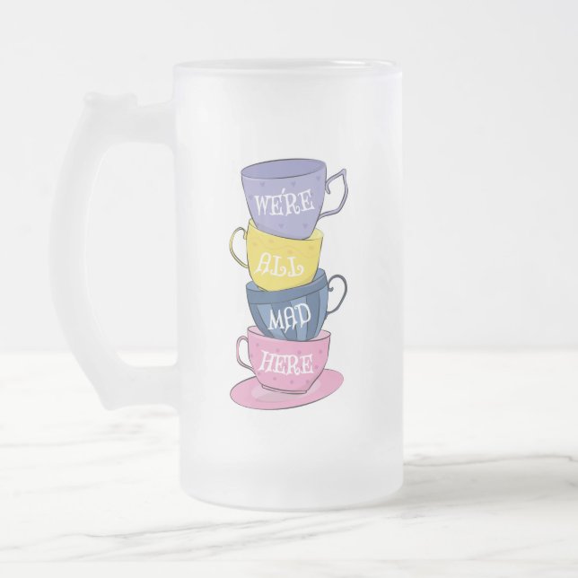 Vi är alla här - Mad Tea Party Kopp (Vänster)