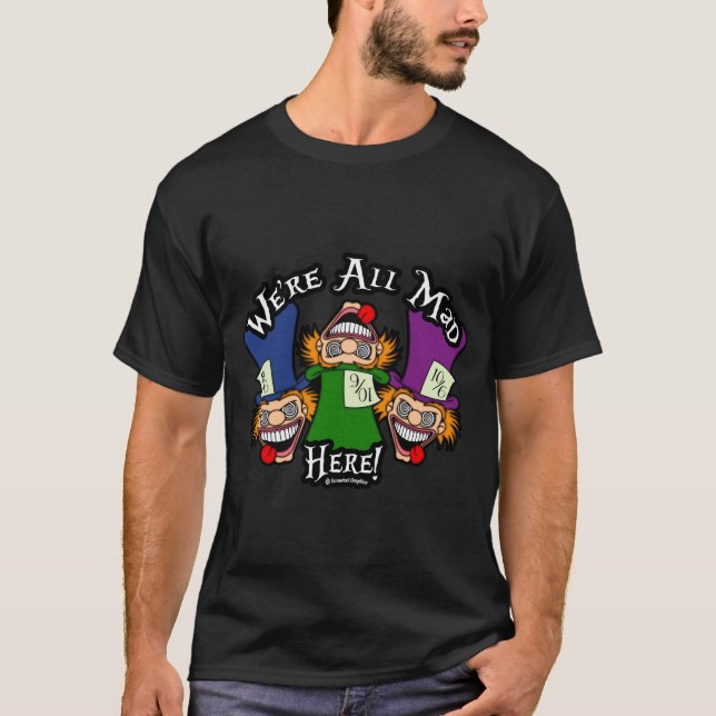 Vi är alla här! Shirt T Shirt (Framsida)