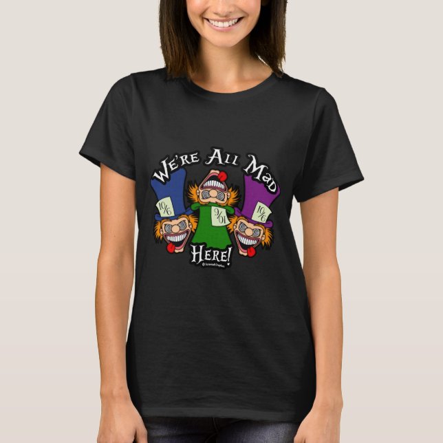Vi är alla här! Shirt T Shirt (Framsida)
