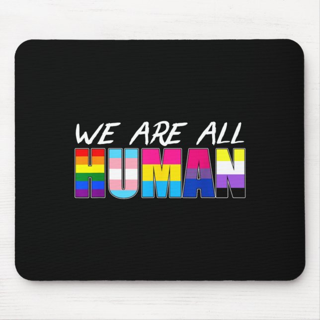 Vi är alla HBTQ-människor Musmatta (Framsidan)