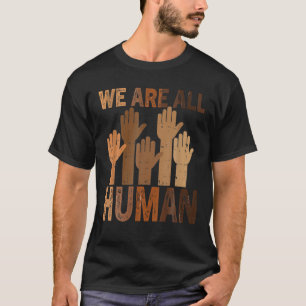 Vi är alla Human Equality Black History T Shirt
