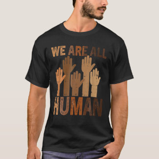 Vi är alla Human Equality Black History T Shirt