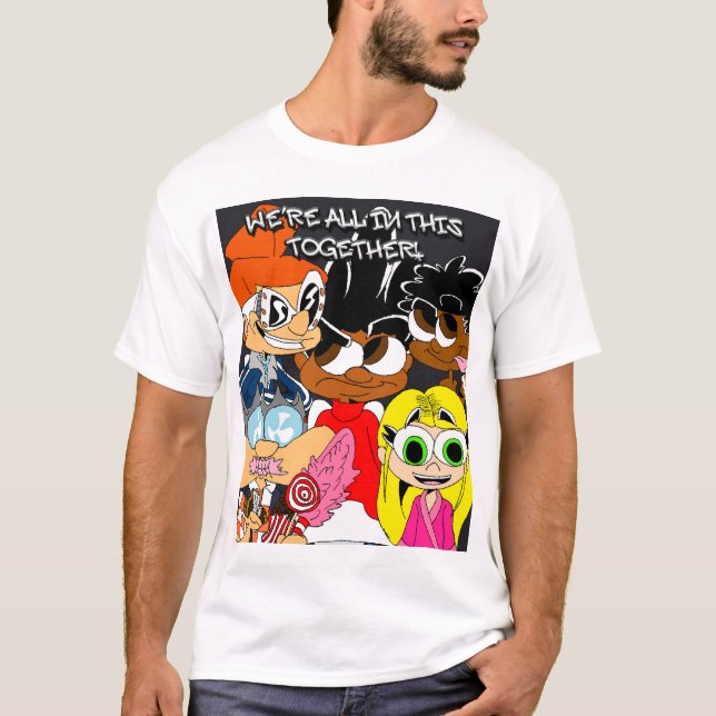 Vi är alla i det här tillsammans.. t shirt (Framsida)