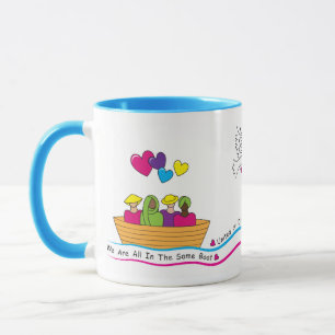 Vi är alla i samma båt. mugg