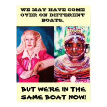 VI ÄR ALLA I SAMMA BÅT poster