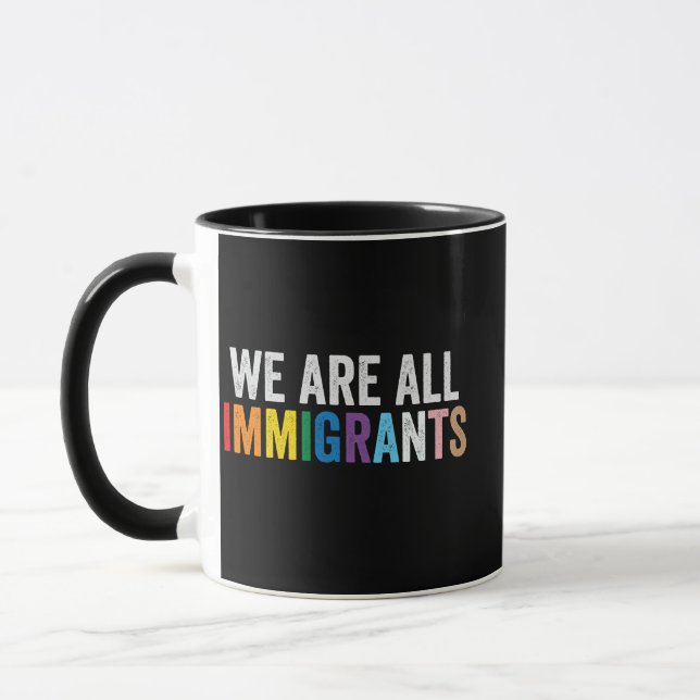 Vi är alla invandrare, HBT Rainbow Ally Mugg (Vänster)