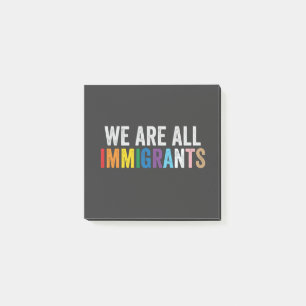 Vi är alla invandrare, HBT Rainbow Ally Post-it Block