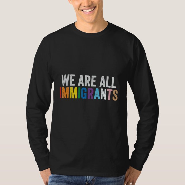 Vi är alla invandrare, HBT Rainbow Ally T Shirt (Framsida)
