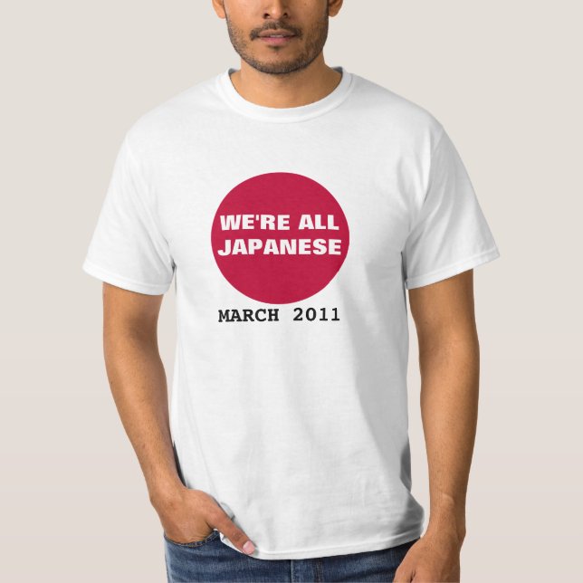 Vi är alla japanska! tee (Framsida)