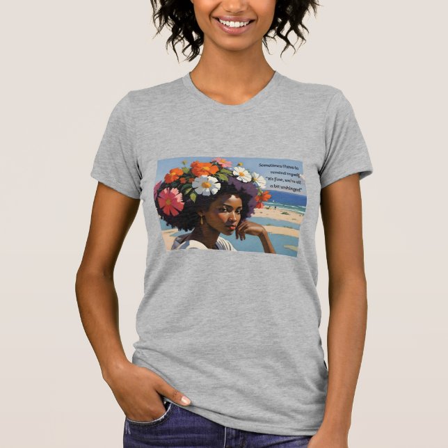 Vi är alla lite ohingade - roligt t shirt (Framsida)