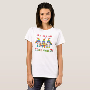 Vi är alla människor - 3 hbt-talanger t shirt