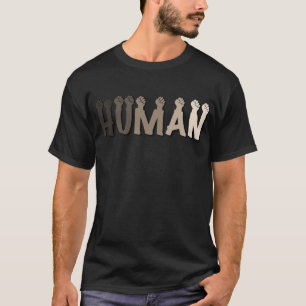 Vi är alla människor en global gemenskap t shirt