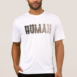 Vi är alla människor   en global gemenskap t shirt