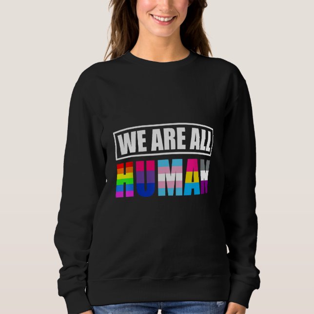 Vi är alla människor, HBT-personer T Shirt (Framsida)