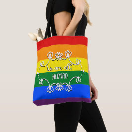 Vi är alla människor LGBTQ Pride-månad Tygkasse