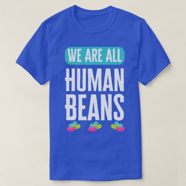 Vi är alla människor och tillsammans t shirt (Design framsida)