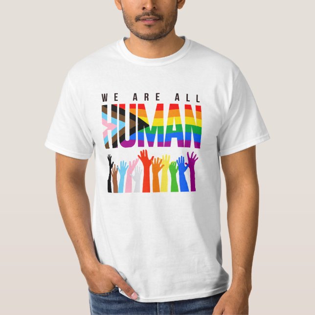 Vi är alla människor t shirt (Framsida)