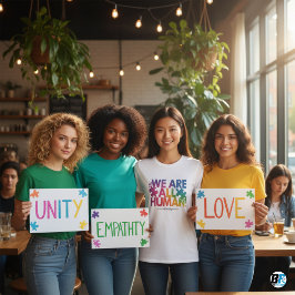 Vi är alla mänskliga HBT-priden T Shirt