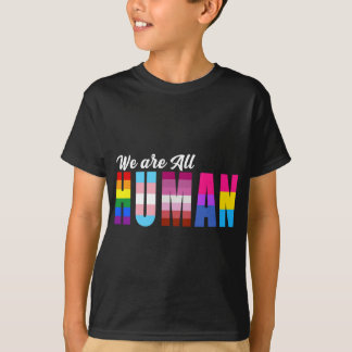 Vi är alla MÄNSKLIGA - HBT TQ T Shirt