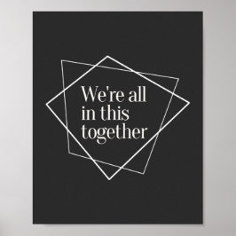 Vi är alla med i detta gemensamma jämlikhetsoffert poster