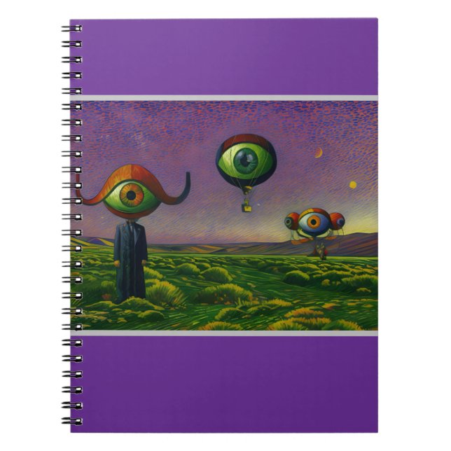 Vi är alla ögon här anteckningsbok (Framsidan)