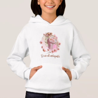 Vi Är Alla Ostoppbara - Blommig Empowerment T-shir T Shirt