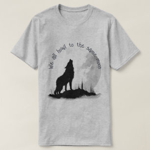 Vi är alla på samma inspirationsoffert för Måne T Shirt