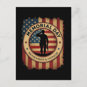 Vi är alla patriotiska veteranernas minnesdag helg vykort