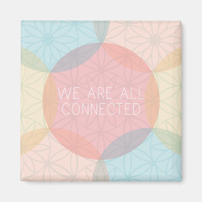 Vi är alla sammankopplade magnet (Framsidan)