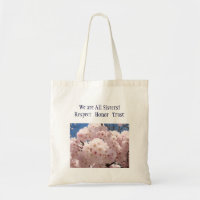 Vi är alla systrar! tote bags respekterar heder Tr