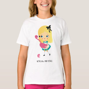 Vi är alla tokiga här! Flickatshirt T Shirt