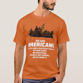 VI ÄR AMERIKANER Patriotic Revolutionary Krig  T Shirt