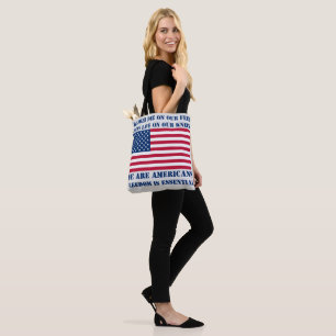 Vi är amerikaner Tote Tygkasse