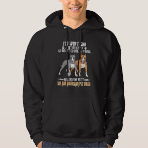 Vi är amerikanska Pit Bulls Hund Pit Bull Dog Hoodie
