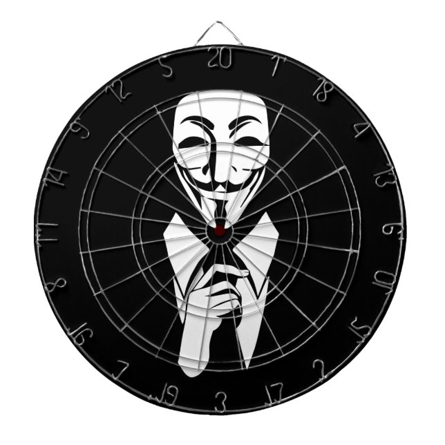 Vi är anonyma darttavla (Framsidan)