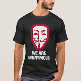 VI ÄR ANONYMA. (RÖTT) TEE