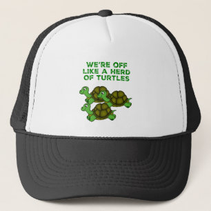 Vi är av som en Turtles-luddig design Keps