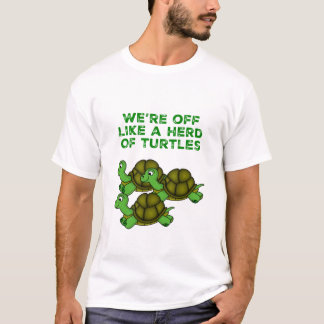Vi är av som en Turtles-luddig design T Shirt