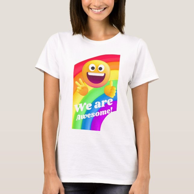 Vi är awsome t shirt (Framsida)