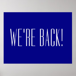 Vi är Bakblå Poster