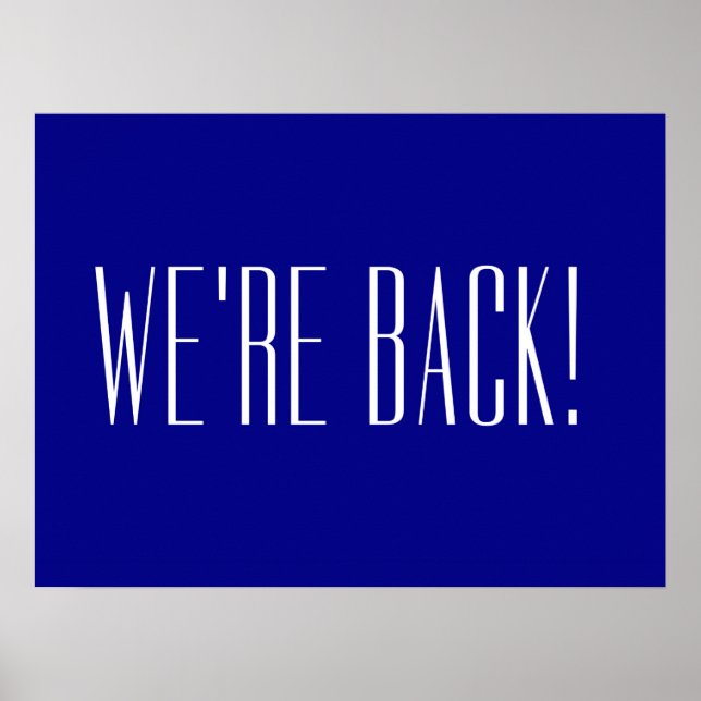 Vi är Bakblå Poster (Framsidan)