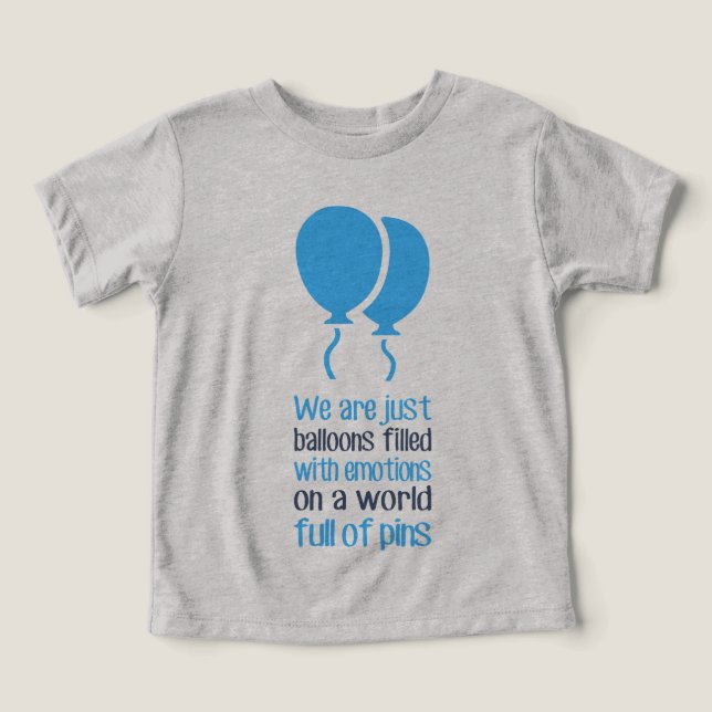 Vi är bara ballonger t shirt (Design Framsida)