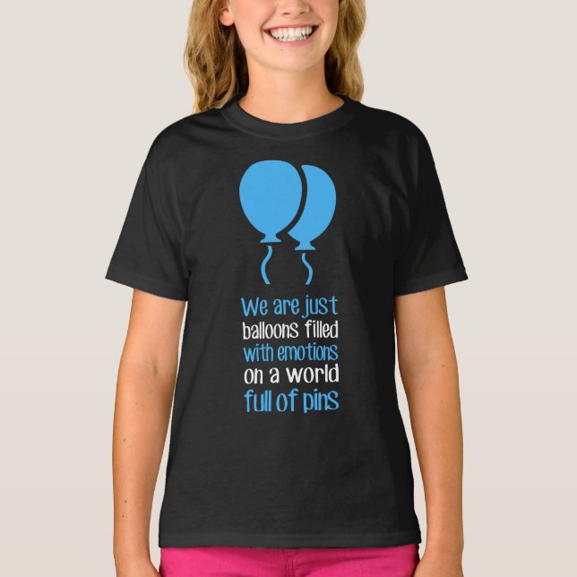 Vi är bara ballonger t shirt (Framsida)