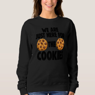 Vi är bara här för Cookies Women Choco Chip Cook T Shirt