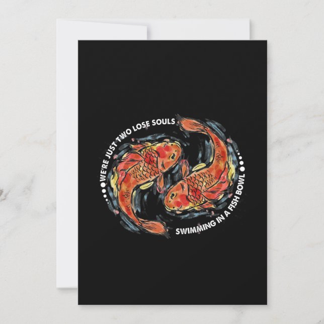 Vi är bara två förlorade själar som simmar i en fi (Framsida)