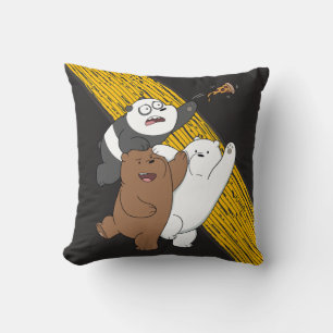 Vi är Bare Bears - Last Pizza Slice Kudde
