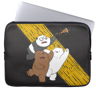 Vi är Bare Bears - Last Pizza Slice Laptop Fodral