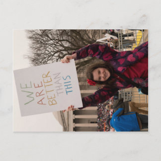 Vi är bättre än detta vykort