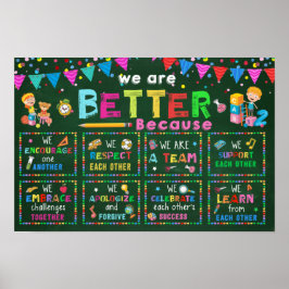 Vi är bättre på att Poster klassrum